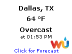Click for Dallas, Texas Forecast